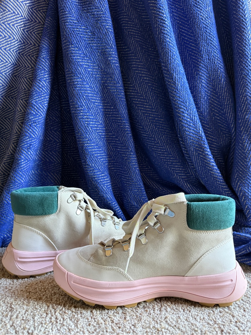 Sorel Women’s Boots Cream Pink Size 11 - Picture 3 of 7